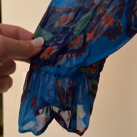 Anthropologie maxi dress, gorgeous NWT $228 fully lined, size M pull on - Picture 6 of 7